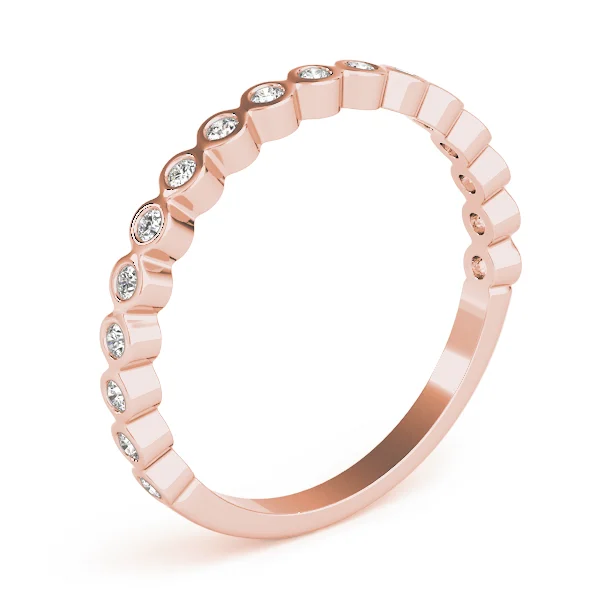 Stackable Bezel Set Band - Image 14