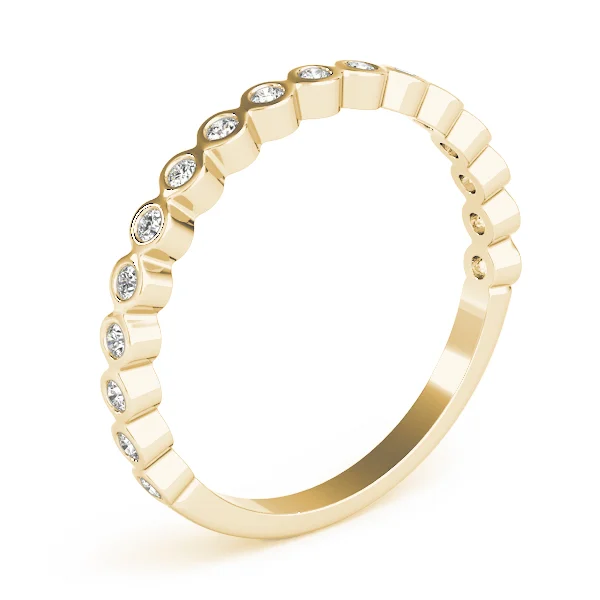 Stackable Bezel Set Band - Image 9