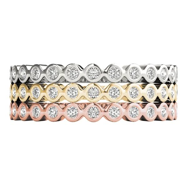 Stackable Bezel Set Band - Image 5
