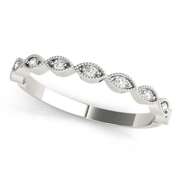 Marquise Shaped Stackable Band