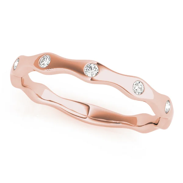 Bezel Set Stackable Band - Image 12