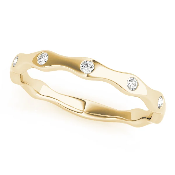 Bezel Set Stackable Band - Image 6