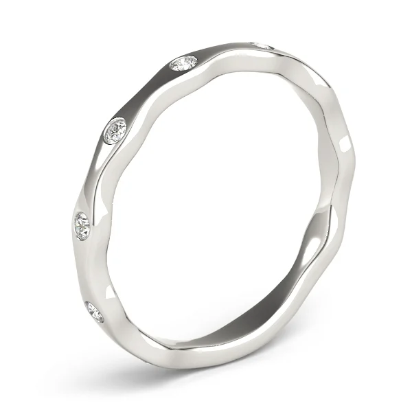 Bezel Set Stackable Band - Image 4