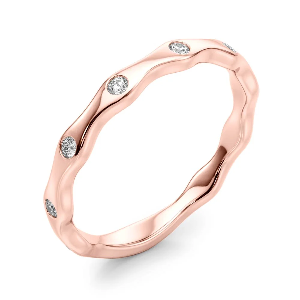 Bezel Set Stackable Band - Image 11