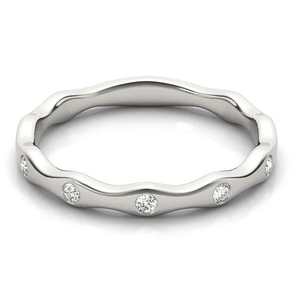 Bezel Set Stackable Band - Image 3