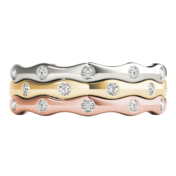 Bezel Set Stackable Band - Image 5