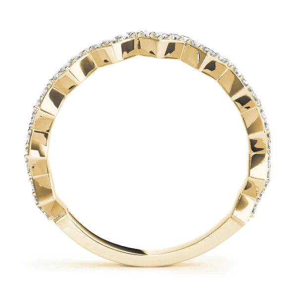 Stackable Prong Set Zigzag Band - Image 7