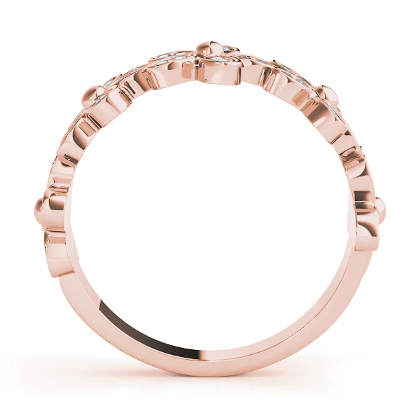 Nature Inspired Floral Shape Stackable Fashion Ring - Image 13