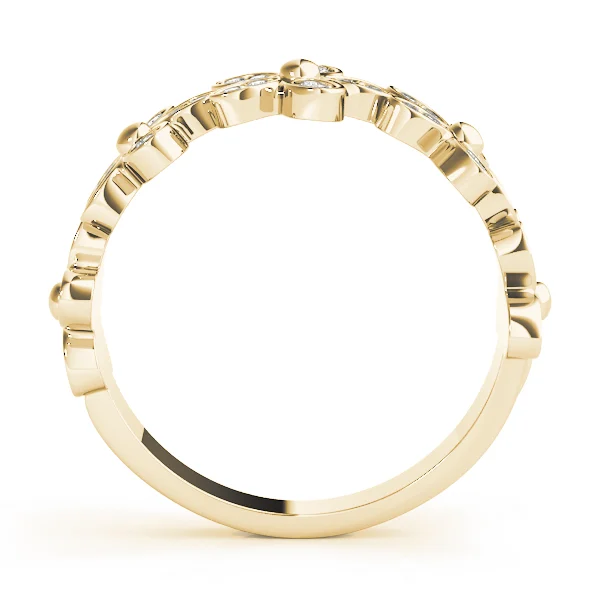 Nature Inspired Floral Shape Stackable Fashion Ring - Image 8