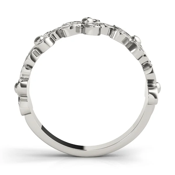 Nature Inspired Floral Shape Stackable Fashion Ring - Image 2