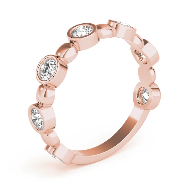 Bezel Set Stackable Ring - Image 15