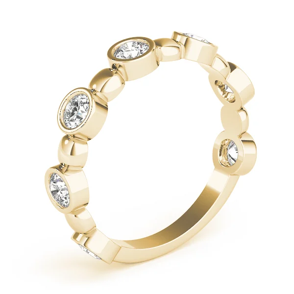 Bezel Set Stackable Ring - Image 10