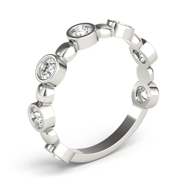 Bezel Set Stackable Ring - Image 4