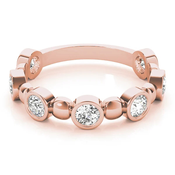 Bezel Set Stackable Ring - Image 14