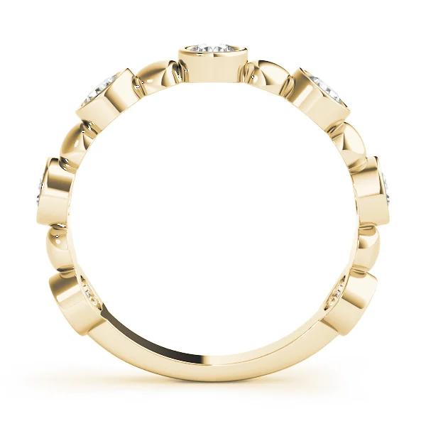 Bezel Set Stackable Ring - Image 8