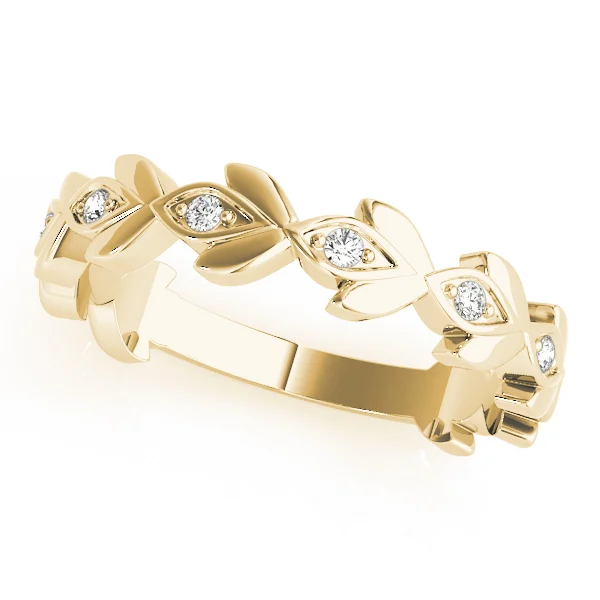 Nature Inspired Floral Shape Stackable Ring - Image 6