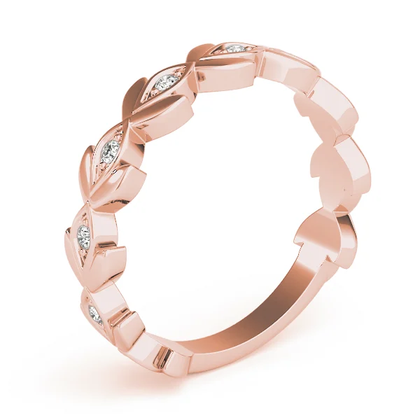 Nature Inspired Floral Shape Stackable Ring - Image 13