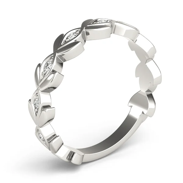 Nature Inspired Floral Shape Stackable Ring - Image 4