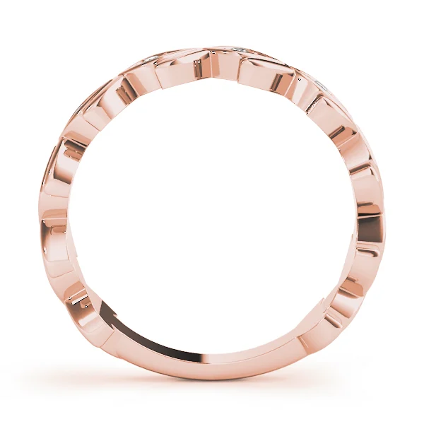 Nature Inspired Floral Shape Stackable Ring - Image 11