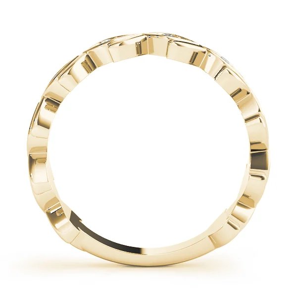 Nature Inspired Floral Shape Stackable Ring - Image 7