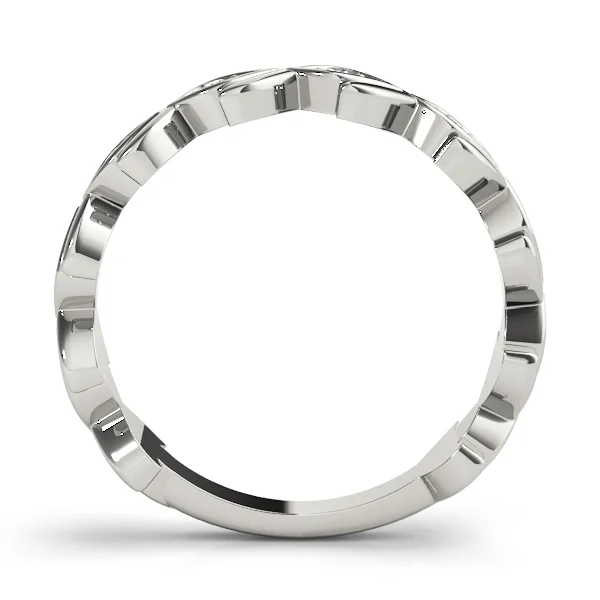 Nature Inspired Floral Shape Stackable Ring - Image 2