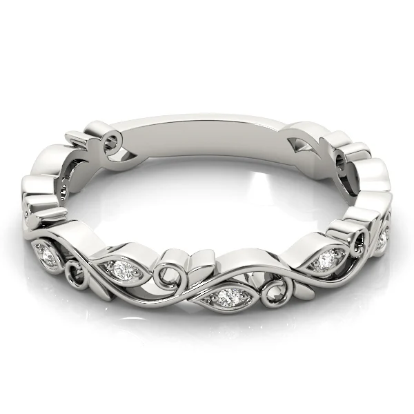 Nature Inspired Floral Stackable Fashion Band - Image 3