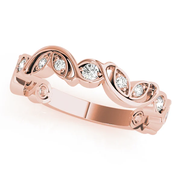 Nature Inspired Floral Stackable Wedding Bands - Image 8