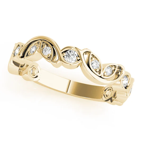 Nature Inspired Floral Stackable Wedding Bands - Image 5