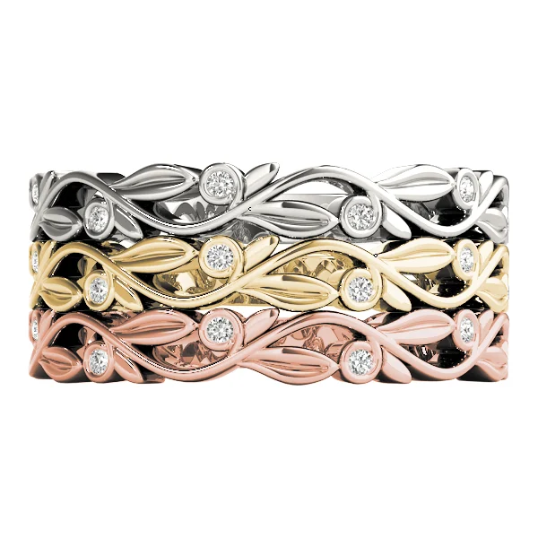 Nature Inspired Stackable Ring - Image 4