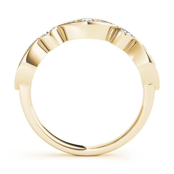 Bezel Set Stackable Wedding Band - Image 6