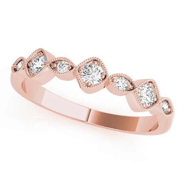 Vintage Milgrain Stackable Band - Image 8