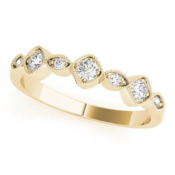 Vintage Milgrain Stackable Band - Image 5