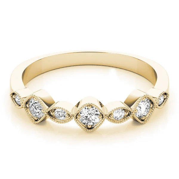 Vintage Milgrain Stackable Band - Image 7