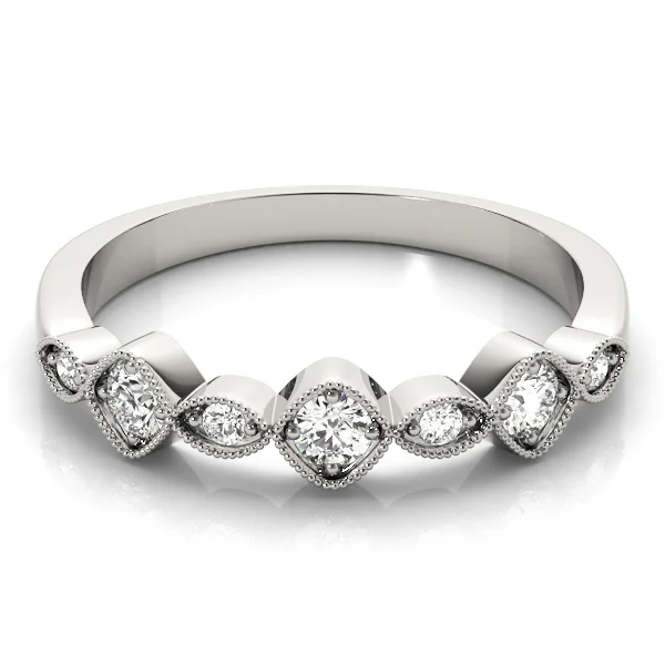 Vintage Milgrain Stackable Band - Image 3