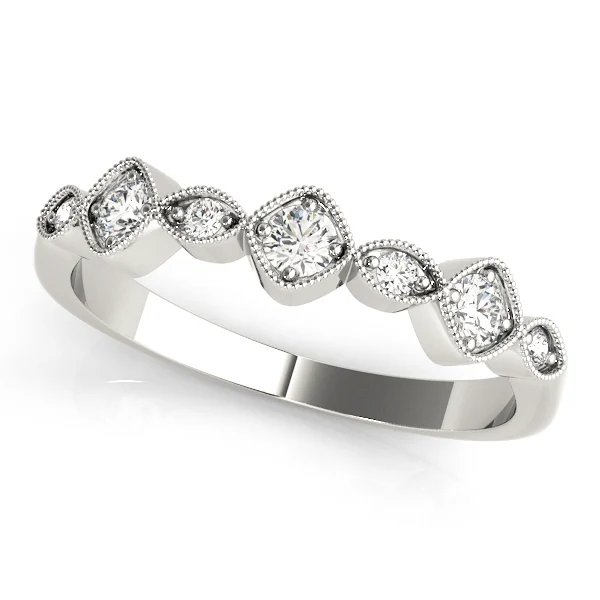 Vintage Milgrain Stackable Band