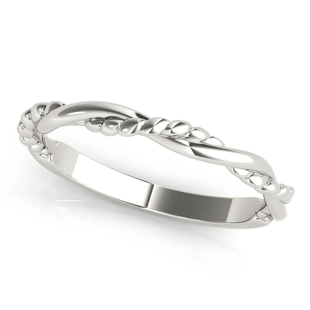 Twisted Filigree Gold Band