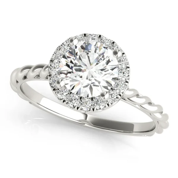ENGAGEMENT RINGS ROUND CENTER