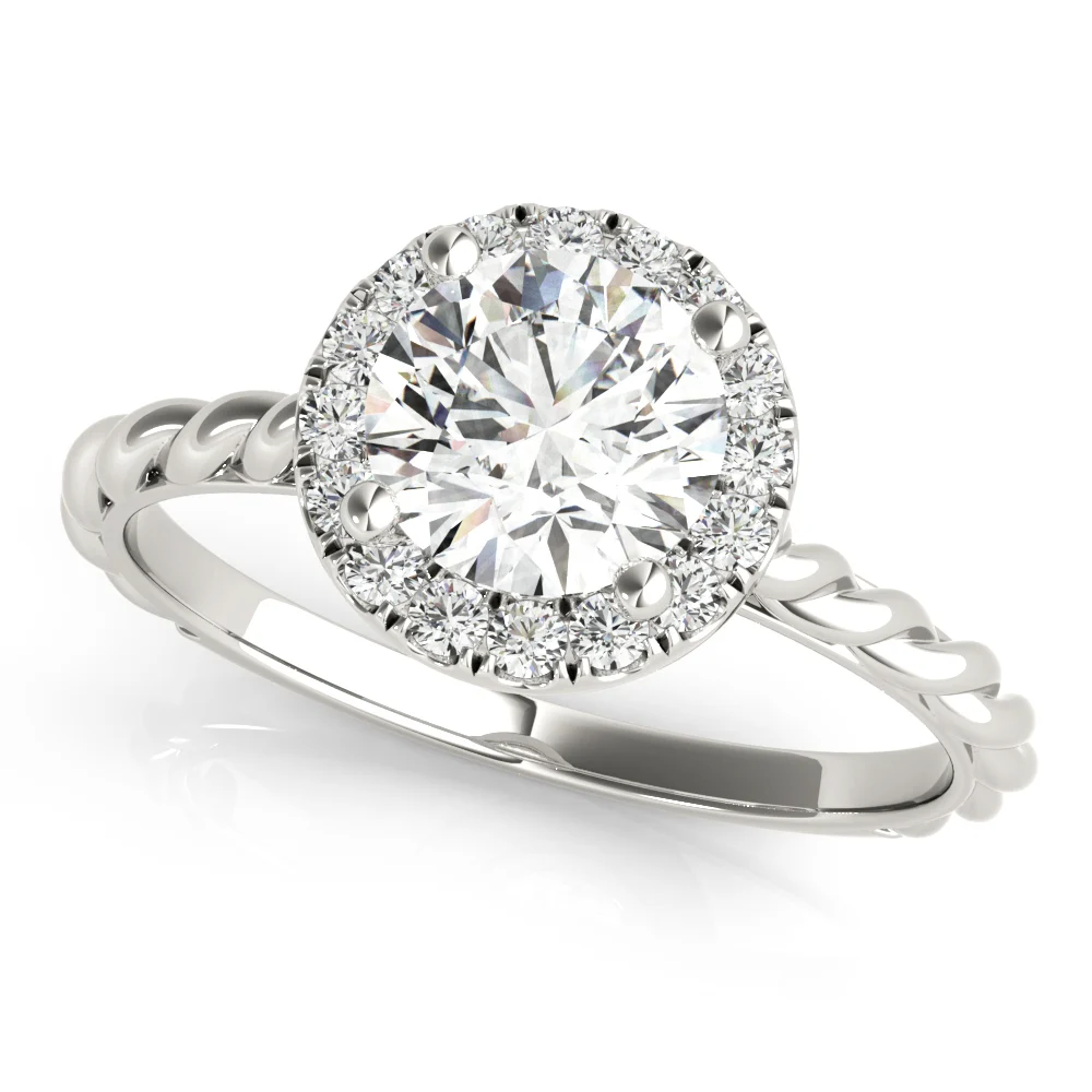 ENGAGEMENT RINGS ROUND CENTER