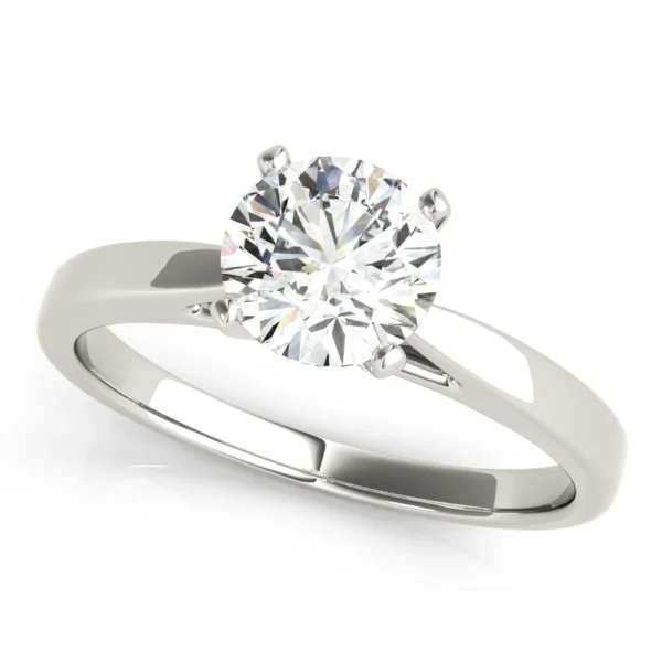 Solitaire Cathedral Engagement Ring