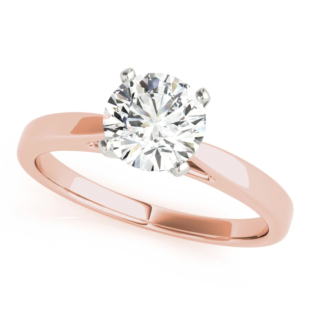 Solitaire Cathedral Engagement Ring - Image 9
