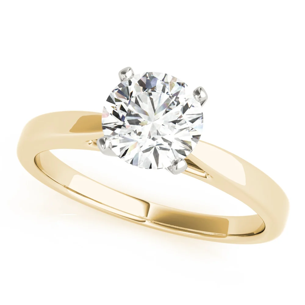 Solitaire Cathedral Engagement Ring - Image 5