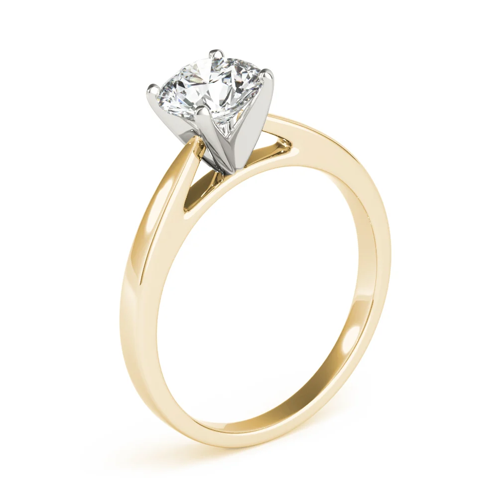 Solitaire Cathedral Engagement Ring - Image 8