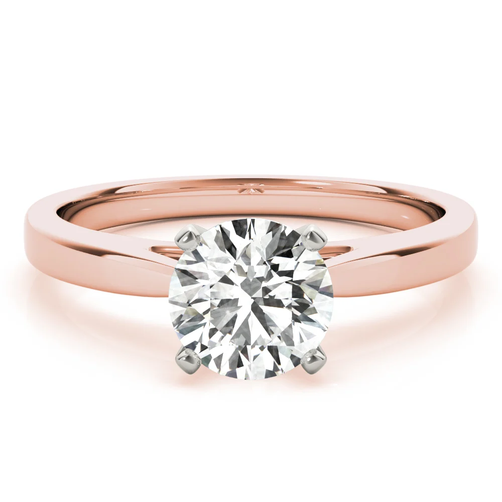 Solitaire Cathedral Engagement Ring - Image 11