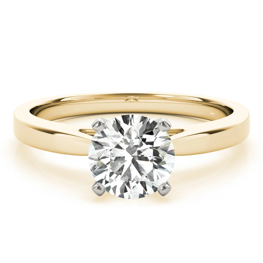 Solitaire Cathedral Engagement Ring - Image 7