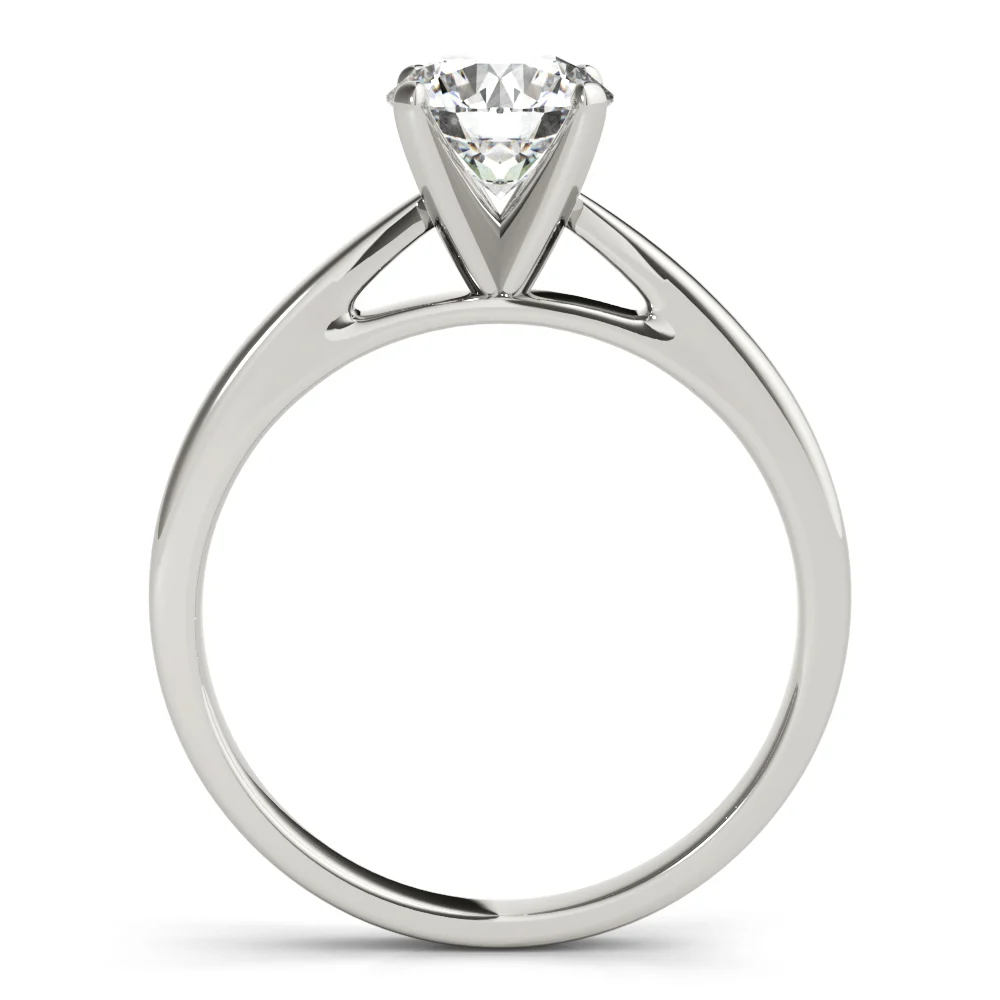 Solitaire Cathedral Engagement Ring - Image 2