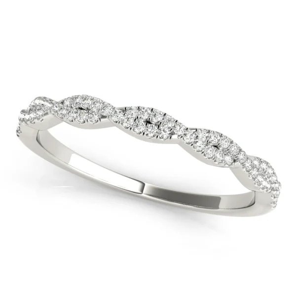 Twisted Stackable Wedding Band