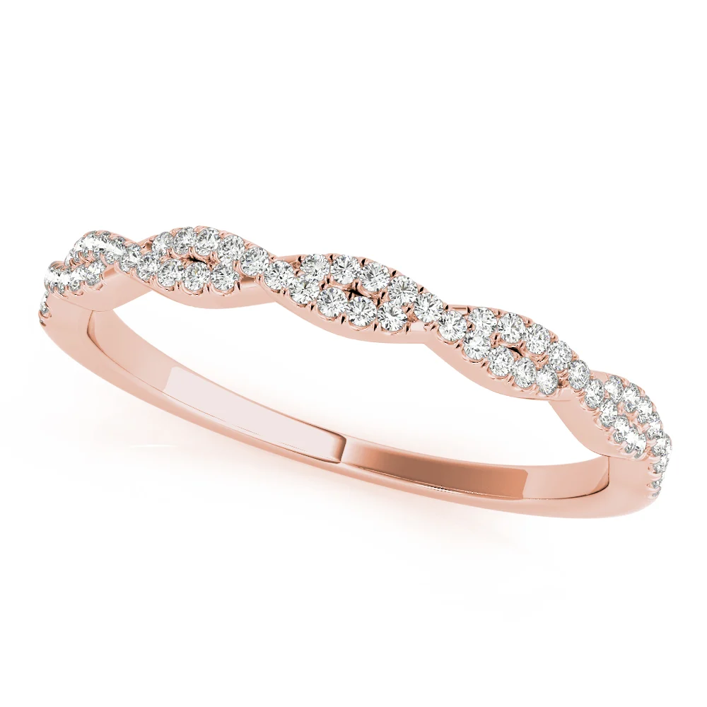 Twisted Stackable Wedding Band - Image 9