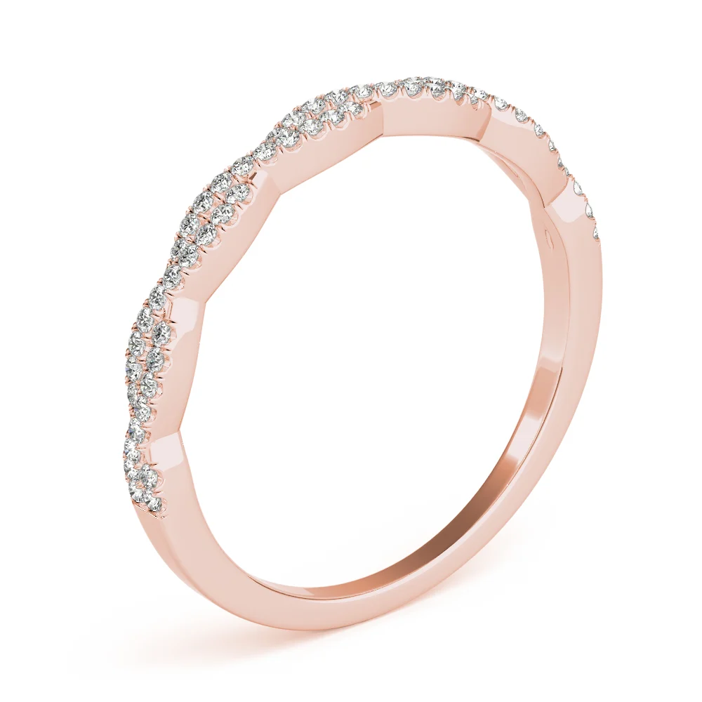 Twisted Stackable Wedding Band - Image 12