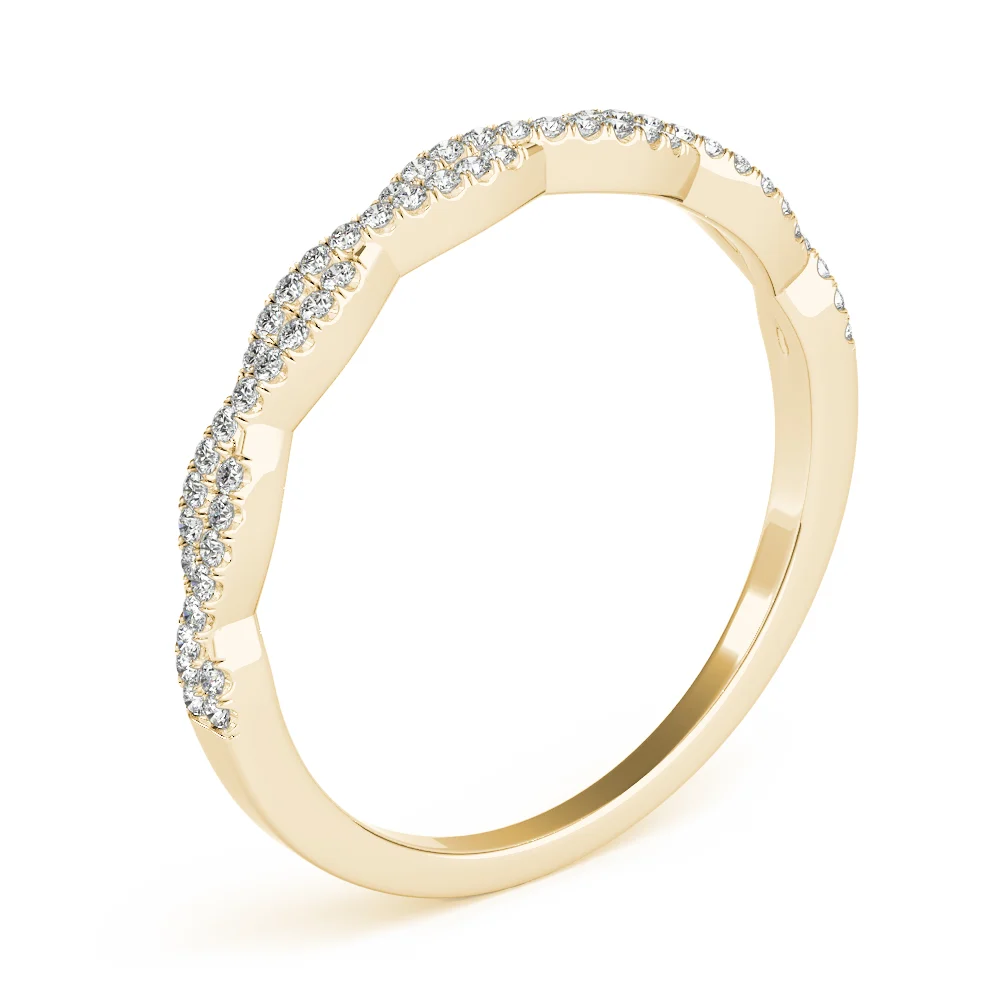 Twisted Stackable Wedding Band - Image 8