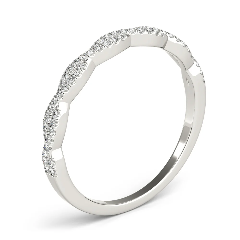 Twisted Stackable Wedding Band - Image 4